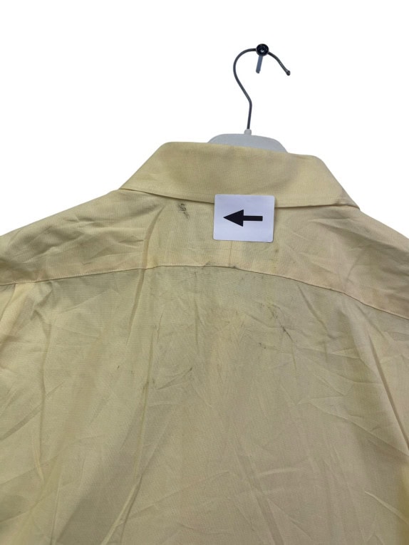 POLO BY RALPH LAUREN BUTTON DOWN SHIRT CLASSIC LIGHT YELLOW MEN PRE OWNED XL