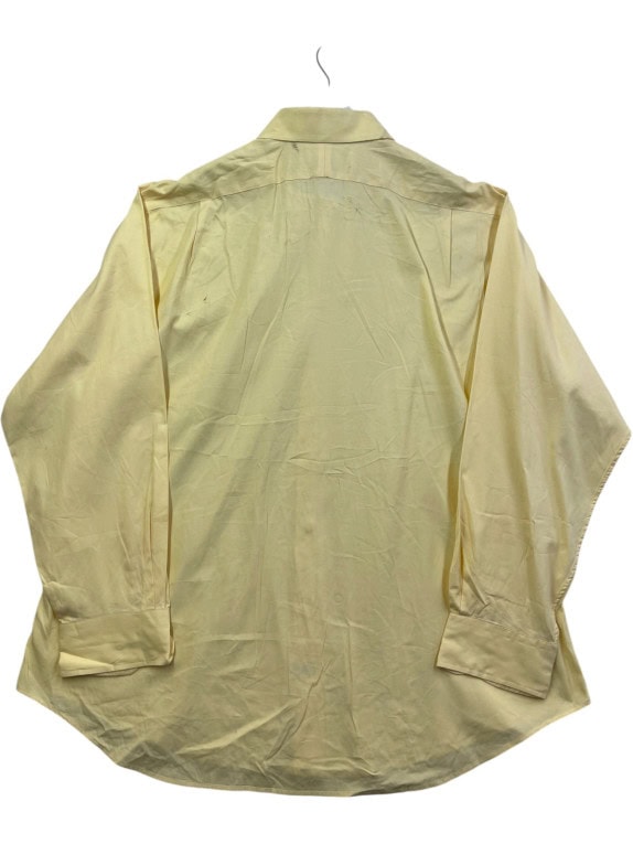 POLO BY RALPH LAUREN BUTTON DOWN SHIRT CLASSIC LIGHT YELLOW MEN PRE OWNED XL