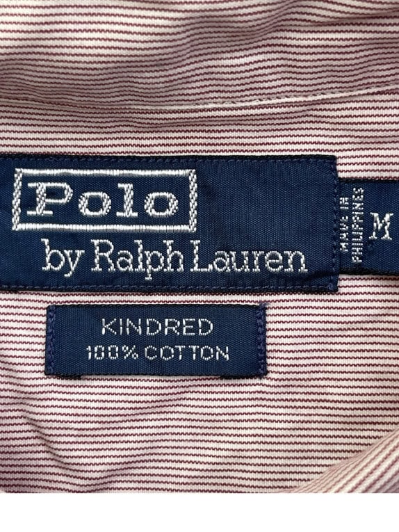 POLO BY RALPH LAUREN SHIRT CLASSIC GREY MENS PRE OWNED M