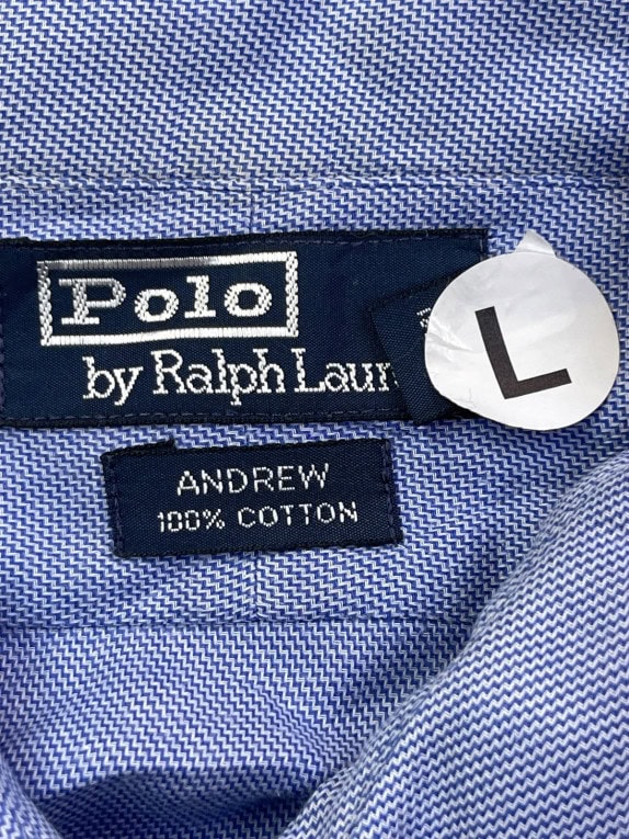 POLO BY RALPH LAUREN ΠΟΥΚΑΜΙΣΟ ΚΛΑΣΙΚΟ ΜΠΛΕ ΑΝΤΡΙΚΟ PRE OWNED L