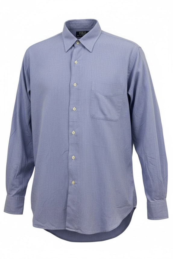 POLO BY RALPH LAUREN ΠΟΥΚΑΜΙΣΟ ΚΛΑΣΙΚΟ ΜΠΛΕ ΑΝΤΡΙΚΟ PRE OWNED M