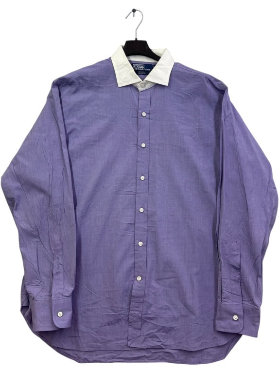 POLO BY RALPH LAUREN ΠΟΥΚΑΜΙΣΟ ΚΛΑΣΙΚΟ ΜΩΒ ΑΝΤΡΙΚΟ PRE OWNED XL
