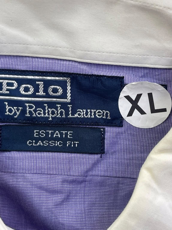 POLO BY RALPH LAUREN ΠΟΥΚΑΜΙΣΟ ΚΛΑΣΙΚΟ ΜΩΒ ΑΝΤΡΙΚΟ PRE OWNED XL