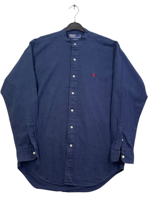 POLO BY RALPH LAUREN ΠΟΥΚΑΜΙΣΟ ΜΑΟ MINIMAL NAVY ΑΝΤΡΙΚΟ PRE OWNED S