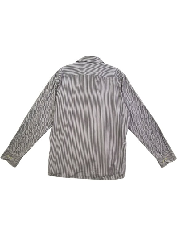 POLO BY RALPH LAUREN ΠΟΥΚΑΜΙΣΟ ΜΕ ΡΙΓΕΣ ΛΟΓΟΤΥΠΟ ΜΩΒ/ΛΕΥΚΟ UNISEX L