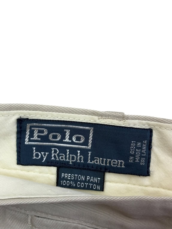 POLO BY RALPH LAUREN PRESTON PANT ΠΑΝΤΕΛΟΝΙ CHINO ΜΠΕΖ ΑΝΤΡΙΚΟ XL pre-owned