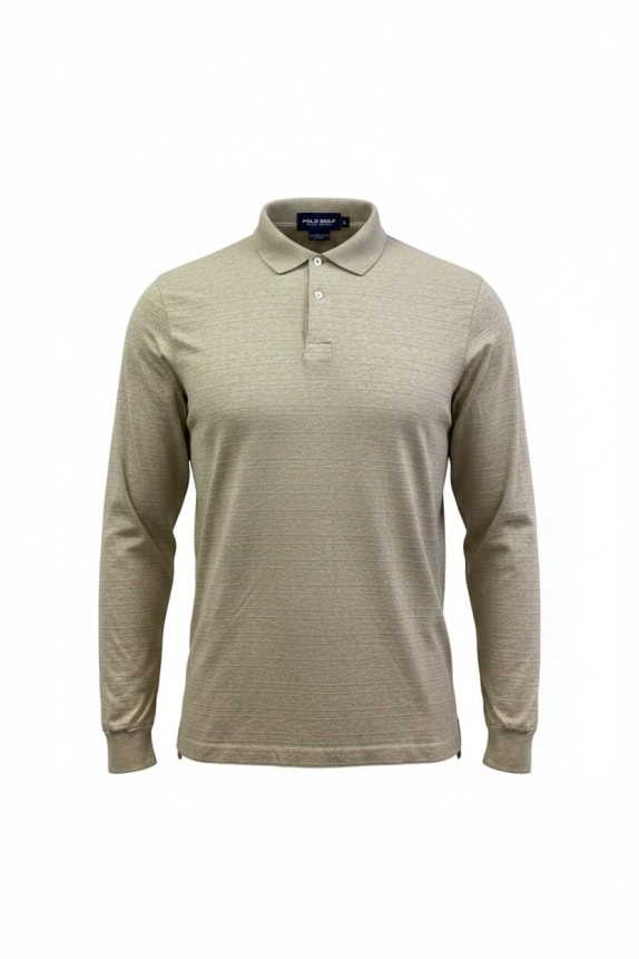 POLO GOLF RALPH LAUREN ΜΠΛΟΥΖΑ POLO ΜΑΚΡΥΜΑΝΙΚΗ 100% PIMA COTTON ΜΠΕΖ UNISEX L