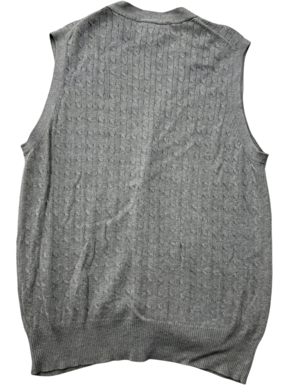 POLO GOLF RALPH LAUREN KNITTED SLEEVELESS VEST GREY MEN’S S