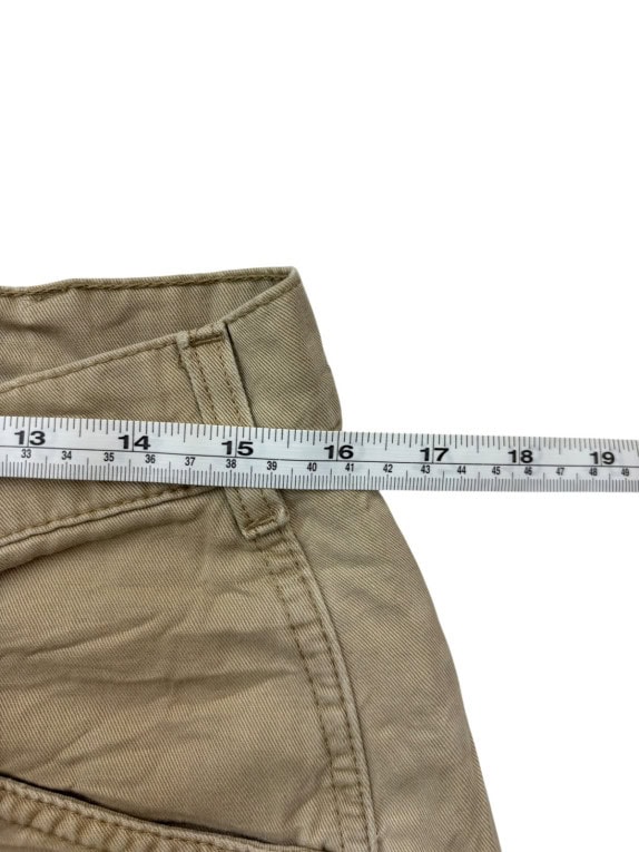 POLO JEANS CO CARGO SHORTS STREETWEAR KHAKI MEN PRE OWNED