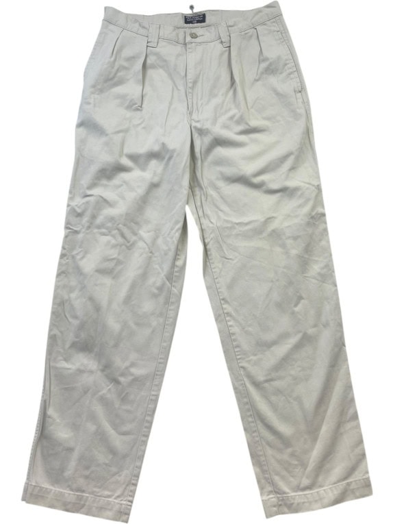 POLO JEANS CO RALPH LAUREN CHINO PANTS CLASSIC BEIGE MENS PRE OWNED M