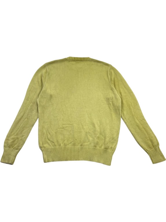 POLO JEANS CO. RALPH LAUREN Πλεκτό Πουλόβερ Vintage Basic Λαχανί Ανδρικό M