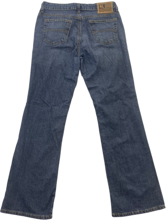 POLO JEANS COMPANY RALPH LAUREN BOOTCUT JEANS WASHED BLUE WOMEN PRE OWNED S