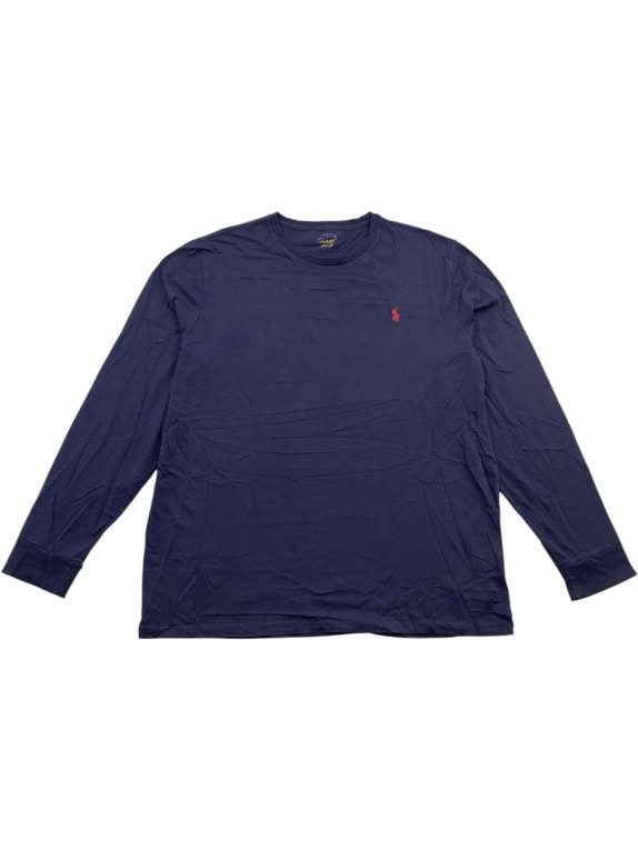 Polo Ralph Lauren Men’s Long Sleeve Blue T-Shirt Size XL