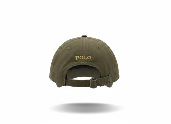 POLO RALPH LAUREN CAPPELLINO BASEBALL MINIMAL OLIVA UOMO PRE OWNED