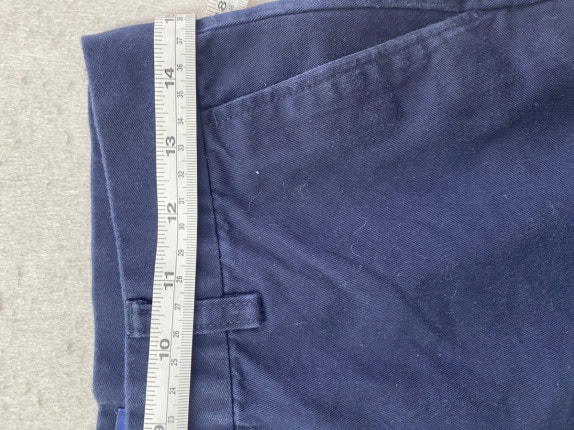 POLO RALPH LAUREN BERMUDA SHORTS CLASSIC NAVY UOMO PRE OWNED S