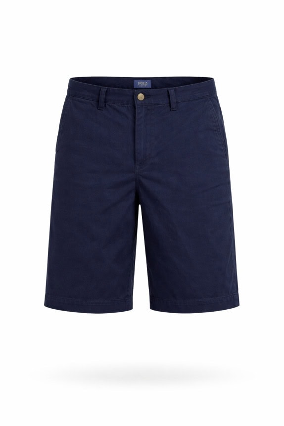 POLO RALPH LAUREN BERMUDA SHORTS CLASSIC NAVY UOMO PRE OWNED S