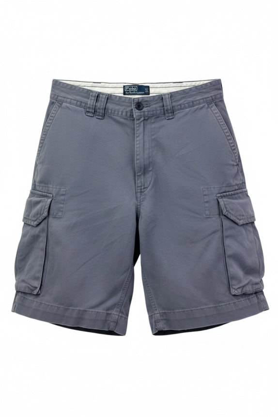 POLO RALPH LAUREN CARGO ΒΕΡΜΟΥΔΑ UTILITY ΓΚΡΙ ΑΝΤΡΙΚΟ PRE OWNED L