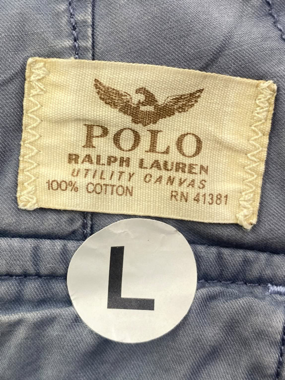 POLO RALPH LAUREN CARGO ΒΕΡΜΟΥΔΑ UTILITY ΓΚΡΙ ΜΠΛΕ ΑΝΤΡΙΚΟ PRE OWNED L