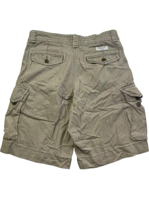 POLO RALPH LAUREN CARGO SHORTS UTILITY BEIGE MENS PRE OWNED L