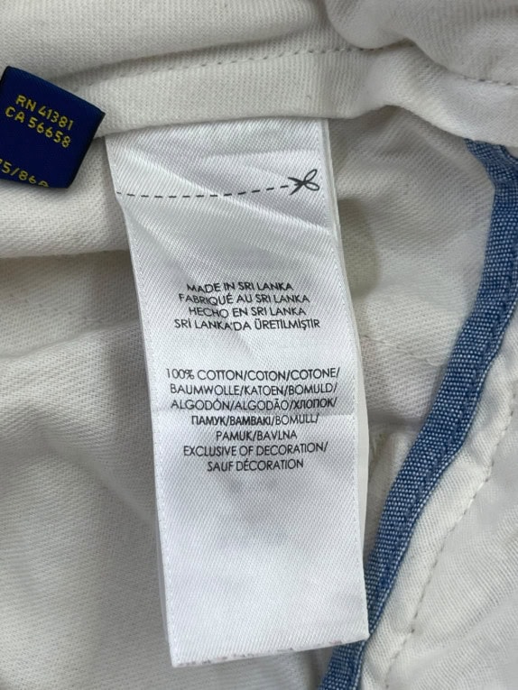 POLO RALPH LAUREN PANTALONI CHINO CLASSICO BEIGE UOMO PRE OWNED L