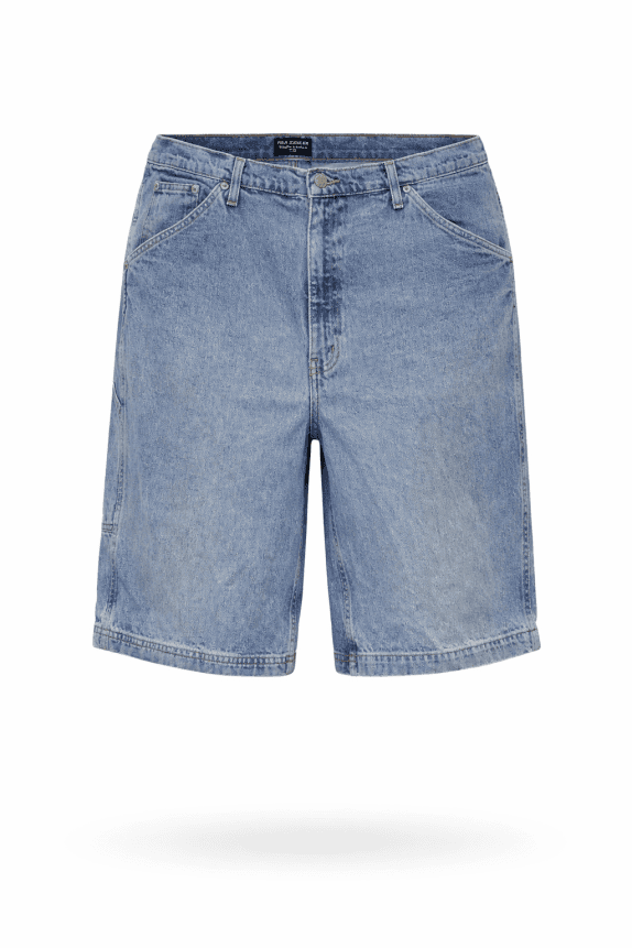 POLO RALPH LAUREN DENIM SHORTS WASHED BLUE MENS PRE OWNED L