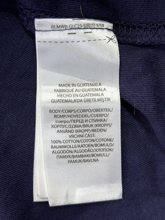 POLO RALPH LAUREN ΦΟΥΤΕΡ HALF ZIP CLASSIC NAVY ΑΝΤΡΙΚΟ PRE OWNED XS