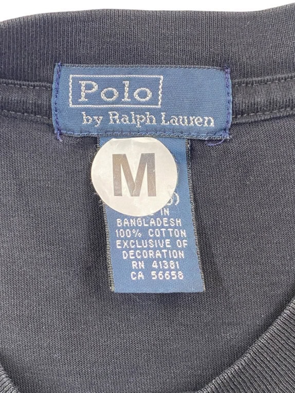 POLO RALPH LAUREN GRAPHIC TEE CLASSIC ΜΑΥΡΟ ΑΝΤΡΙΚΟ PRE OWNED M