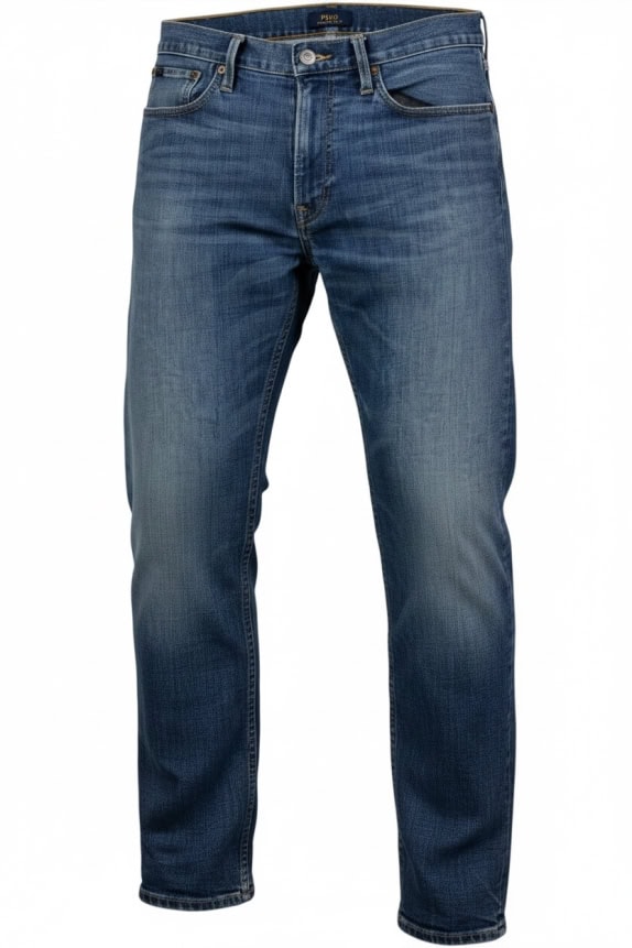 POLO RALPH LAUREN JEANS VINTAGE ΜΠΛΕ ΑΝΤΡΙΚΟ L pre-owned