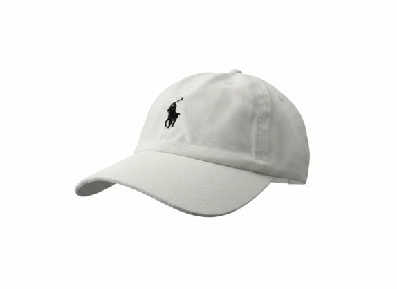 POLO RALPH LAUREN BASEBALL CAP CLASSIC OFF WHITE MEN PRE OWNED