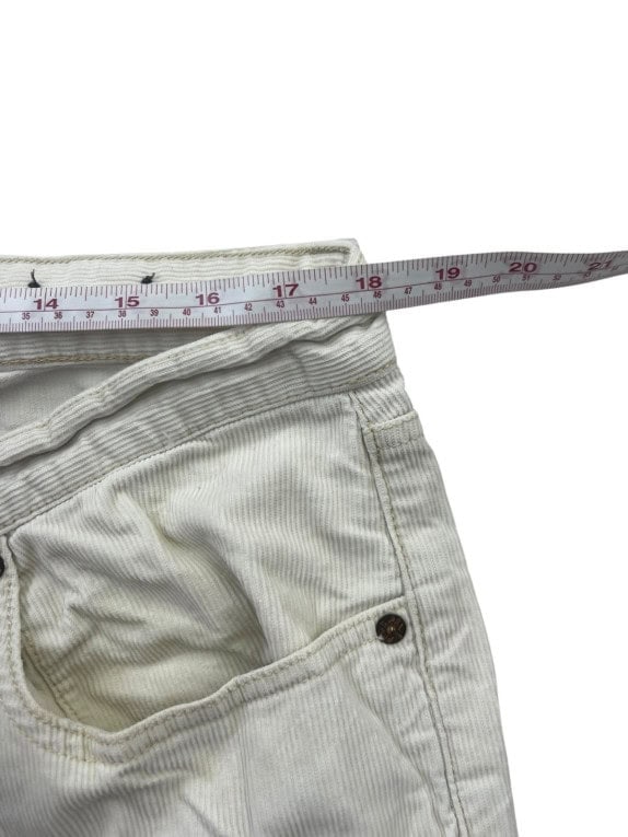 POLO RALPH LAUREN PANTALONI IN VELLUTO A COSTE CLASSIC CREMA UOMO PRE OWNED XL