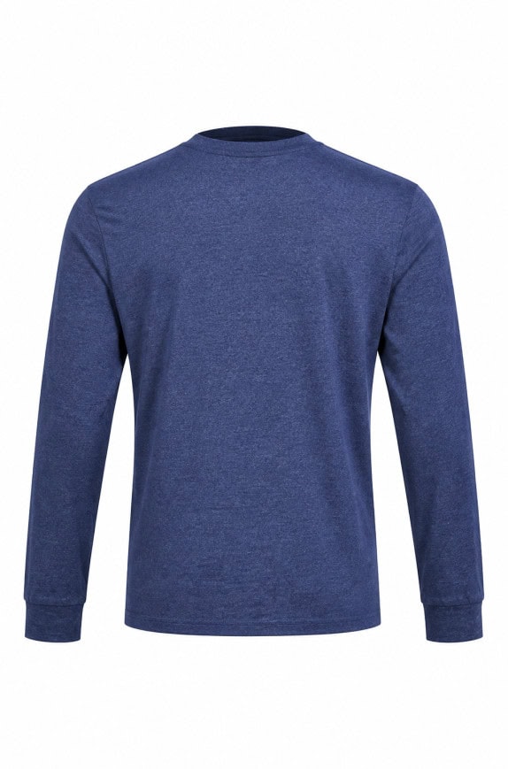POLO RALPH LAUREN LONG SLEEVE TEE MINIMAL NAVY ΑΝΤΡΙΚΟ PRE OWNED M