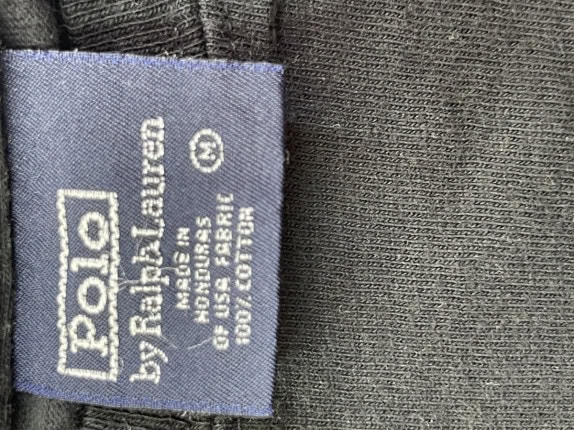 POLO RALPH LAUREN MAGLIA MANICHE LUNGHE CLASSIC NAVY UOMO PRE OWNED M