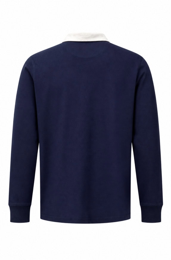 POLO RALPH LAUREN LONGSLEEVE POLO CLASSIC NAVY MEN PRE OWNEDM