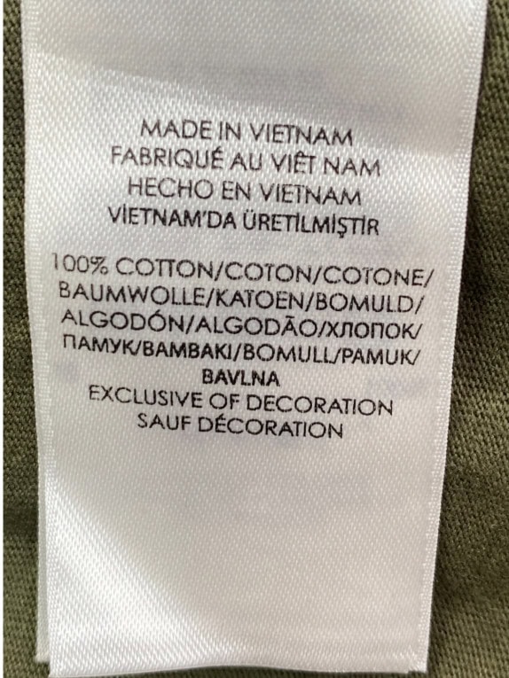 POLO RALPH LAUREN LONG SLEEVE T SHIRT CLASSIC OLIVE MENS PRE OWNED XL