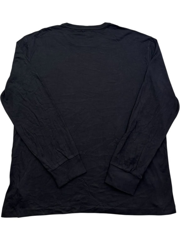 POLO RALPH LAUREN ΜΑΚΡΥΜΑΝΙΚΗ ΜΠΛΟΥΖΑ LOGO ΜΑΥΡΟ UNISEX L