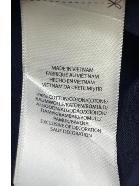 POLO RALPH LAUREN ΜΑΚΡΥΜΑΝΙΚΗ ΜΠΛΟΥΖΑ MINIMAL NAVY ΓΥΝΑΙΚΕΙΟ PRE OWNED L