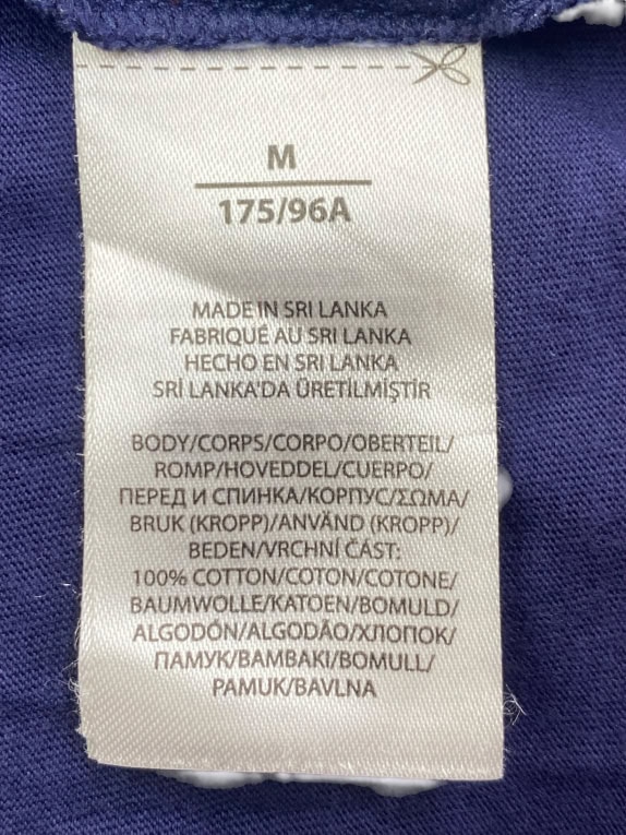 POLO RALPH LAUREN Maglia a maniche lunghe con logo sul collo blu navy UNISEX M