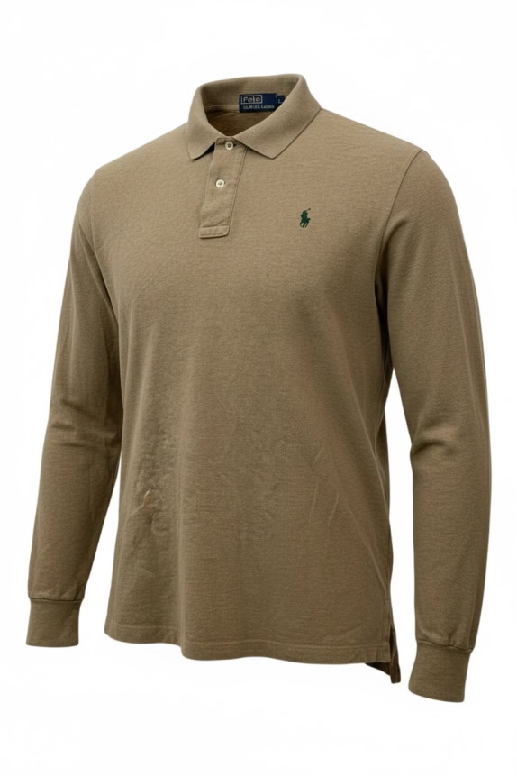 Polo Ralph Lauren Μακρυμάνικο Polo Μπεζ Unisex L