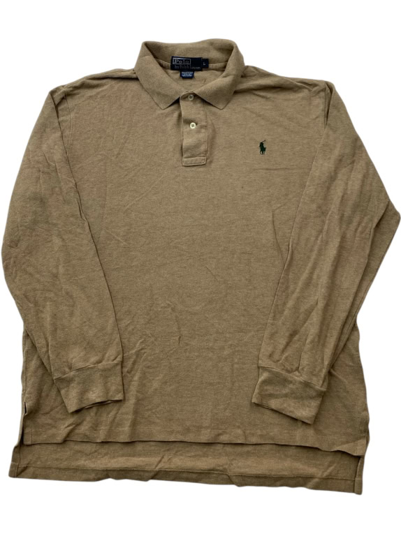 Polo Ralph Lauren Μακρυμάνικο Polo Μπεζ Unisex L