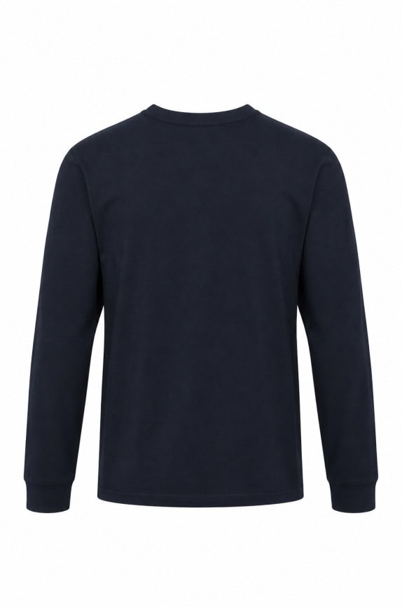 POLO RALPH LAUREN ΜΠΛΟΥΖΑ ΜΑΚΡΥΜΑΝΙΚΗ MINIMAL NAVY ΑΝΤΡΙΚΟ PRE OWNED M