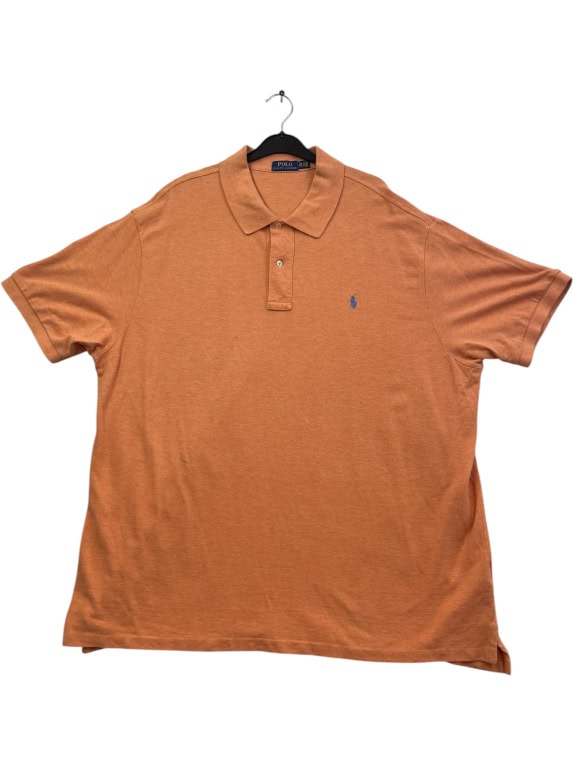 POLO RALPH LAUREN POLO SHIRT VINTAGE ORANGE MENS XXXL pre-owned