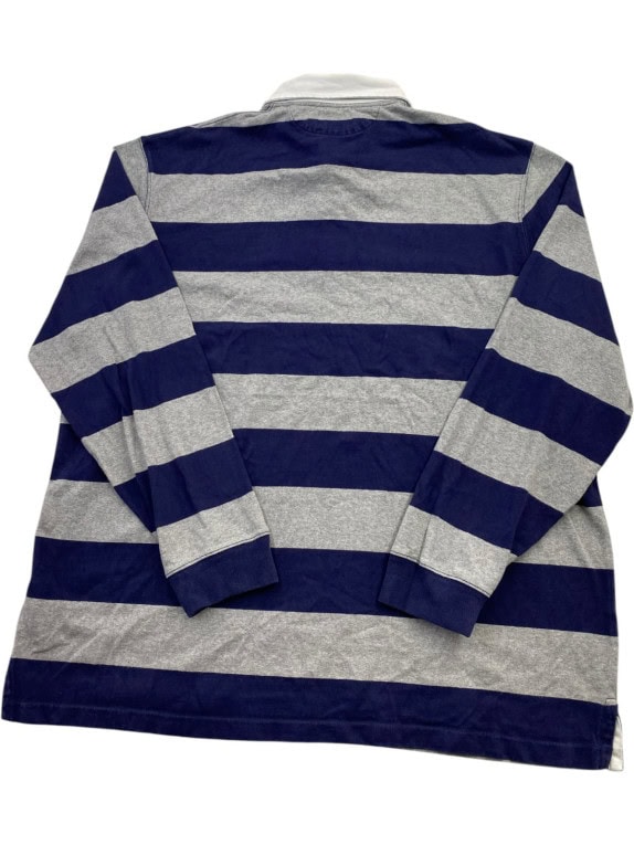 POLO RALPH LAUREN MAGLIA RUGBY CLASSIC SPORTSWEAR NAVY GRIGIO UOMO PRE OWNED XXL
