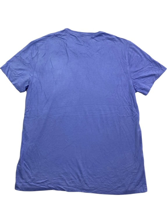 POLO RALPH LAUREN ΜΠΛΟΥΖΑΚΙ T-SHIRT EMBROIDERED LOGO ΜΠΛΕ/ΜΟΒ UNISEX L