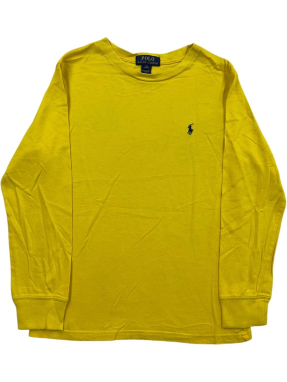 Polo Ralph Lauren Παιδική Μπλούζα Μακρυμάνικη Κίτρινη Logo M (10-12)
