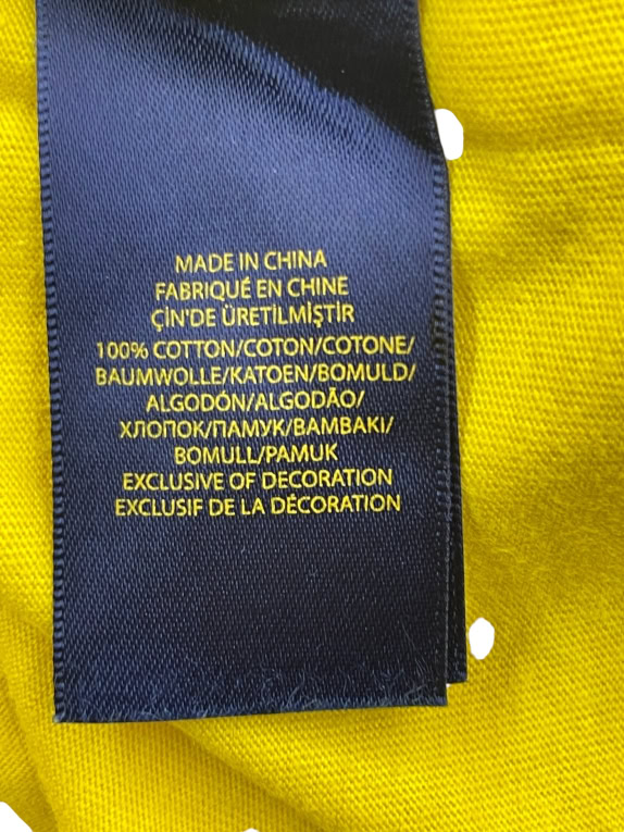 Polo Ralph Lauren Παιδική Μπλούζα Μακρυμάνικη Κίτρινη Logo M (10-12)