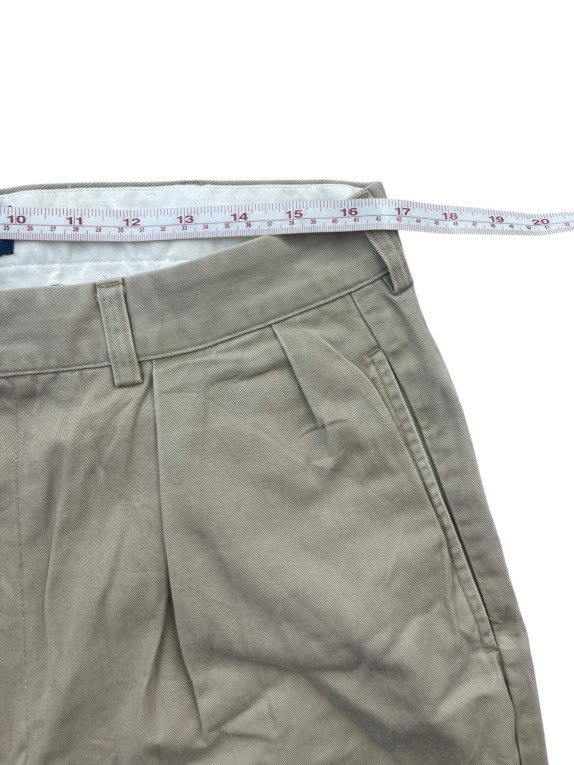 POLO RALPH LAUREN PANTALONI CHINO CLASSICI BEIGE UOMO PRE OWNED L