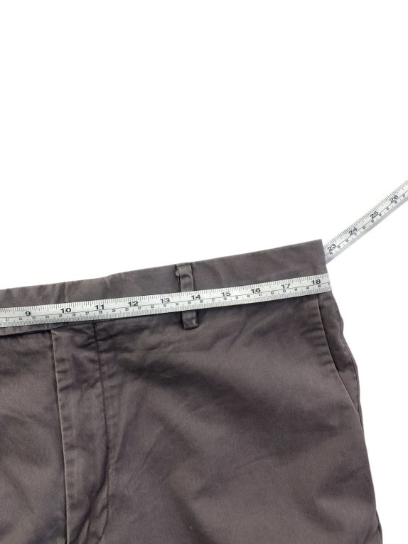 POLO RALPH LAUREN PANTALONI CHINO CLASSICI GRIGIO UOMO PRE OWNED L