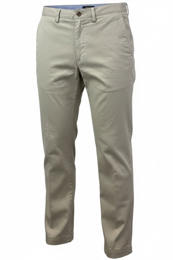 POLO RALPH LAUREN PANTALONI CHINO CLASSICO BEIGE UOMO PRE OWNED L