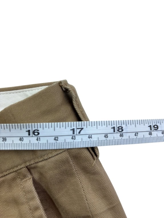 POLO RALPH LAUREN CHINO PANTS RETRO BROWN MEN L pre-owned