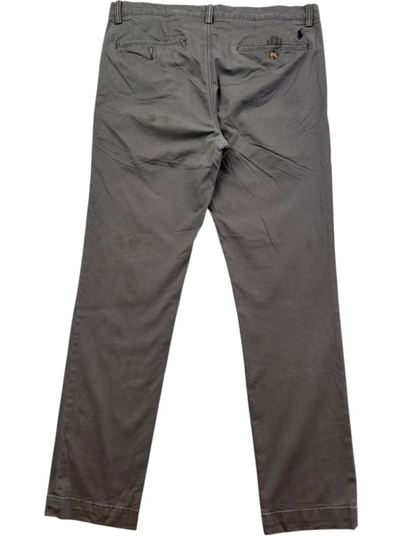 POLO RALPH LAUREN ΠΑΝΤΕΛΟΝΙ CHINO STRETCH SLIM FIT ΓΚΡΙ ΑΝΤΡΙΚΟ L pre-owned